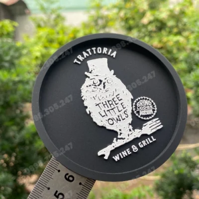 miếng lót ly silicone, đế lót ly silicone, lót cốc silicone, tấm lót silicone, lót ly silicone in logo